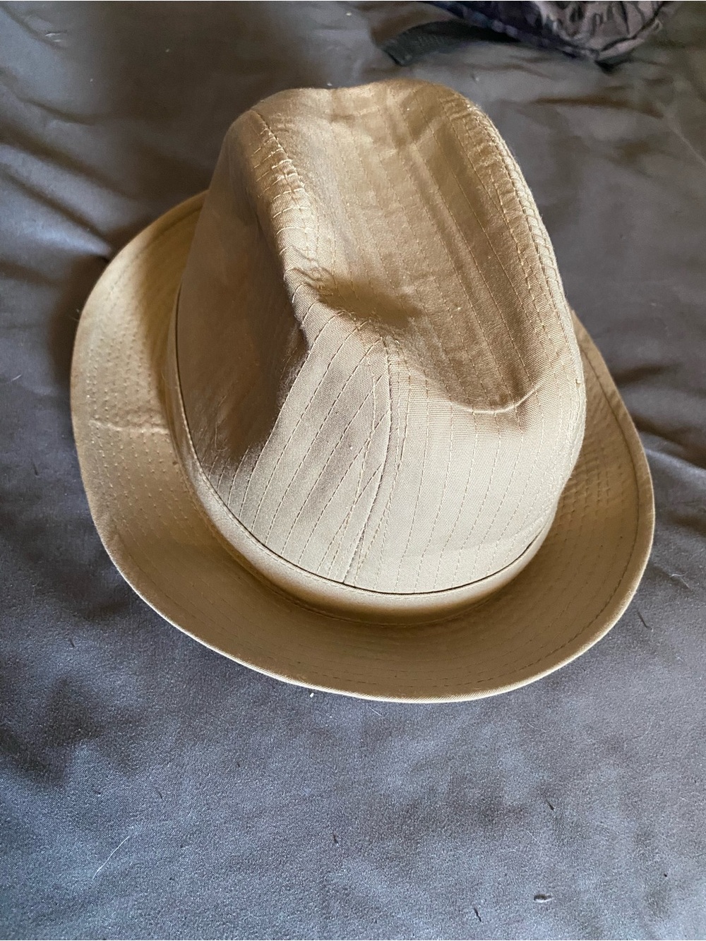 Men's Tan Fedora Hat - Classic Summer Style